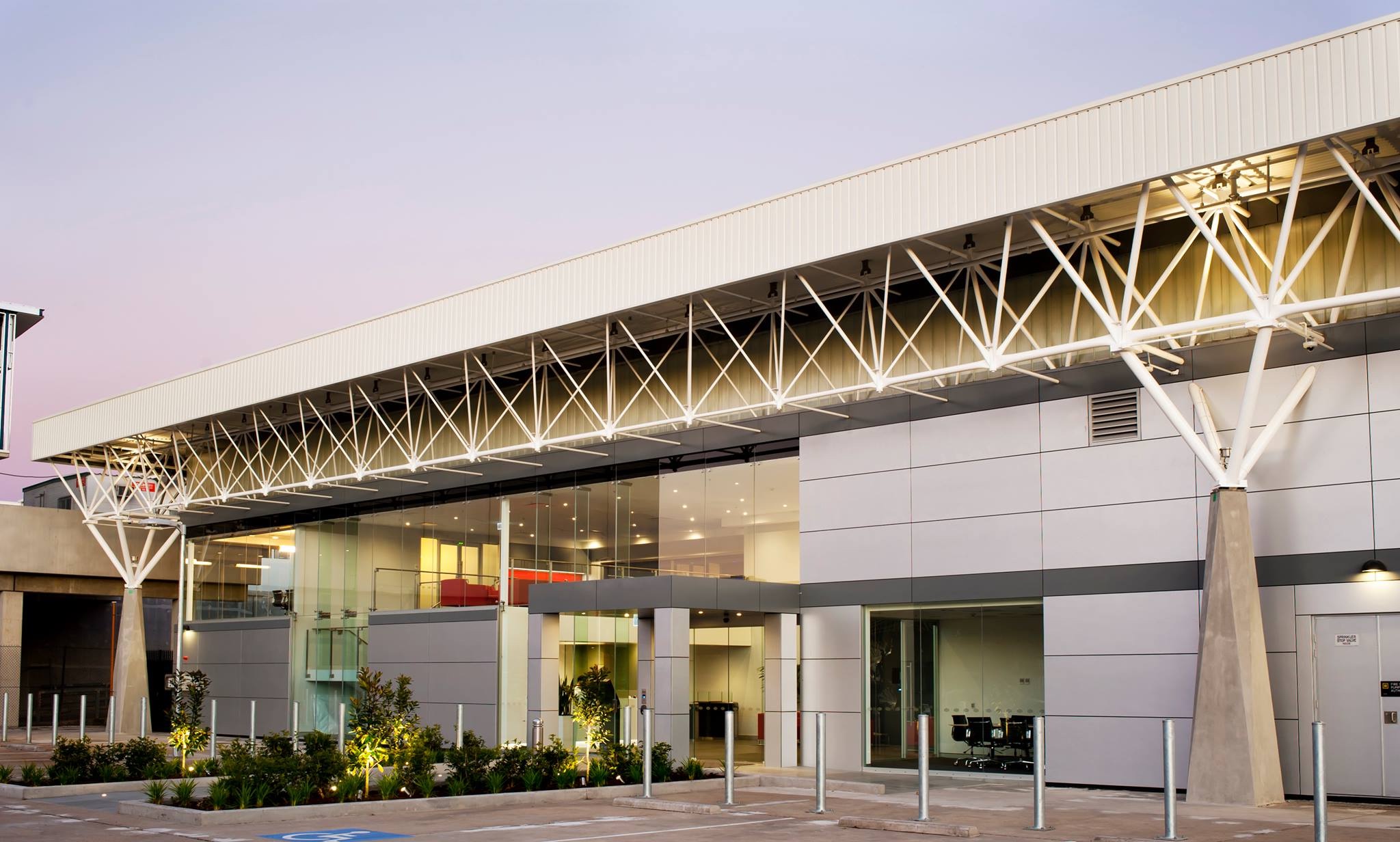 Raised floor corridor and secured cabinets inside Equinix SY3 Sydney facility